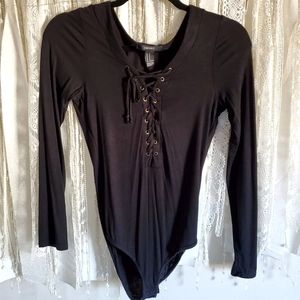 Lace Up Body Suit